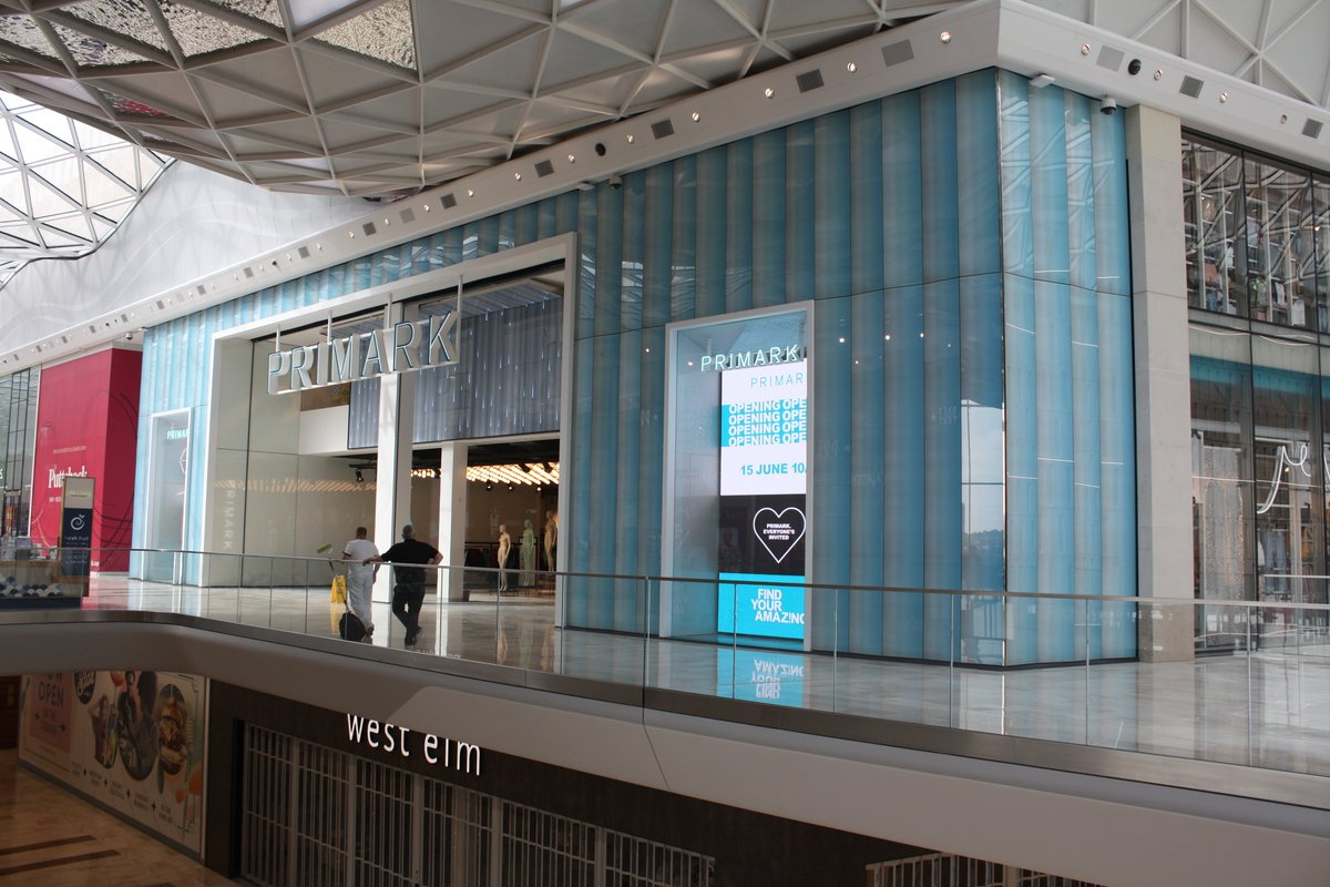 Project carried out at the White City shopping centre in London Projects