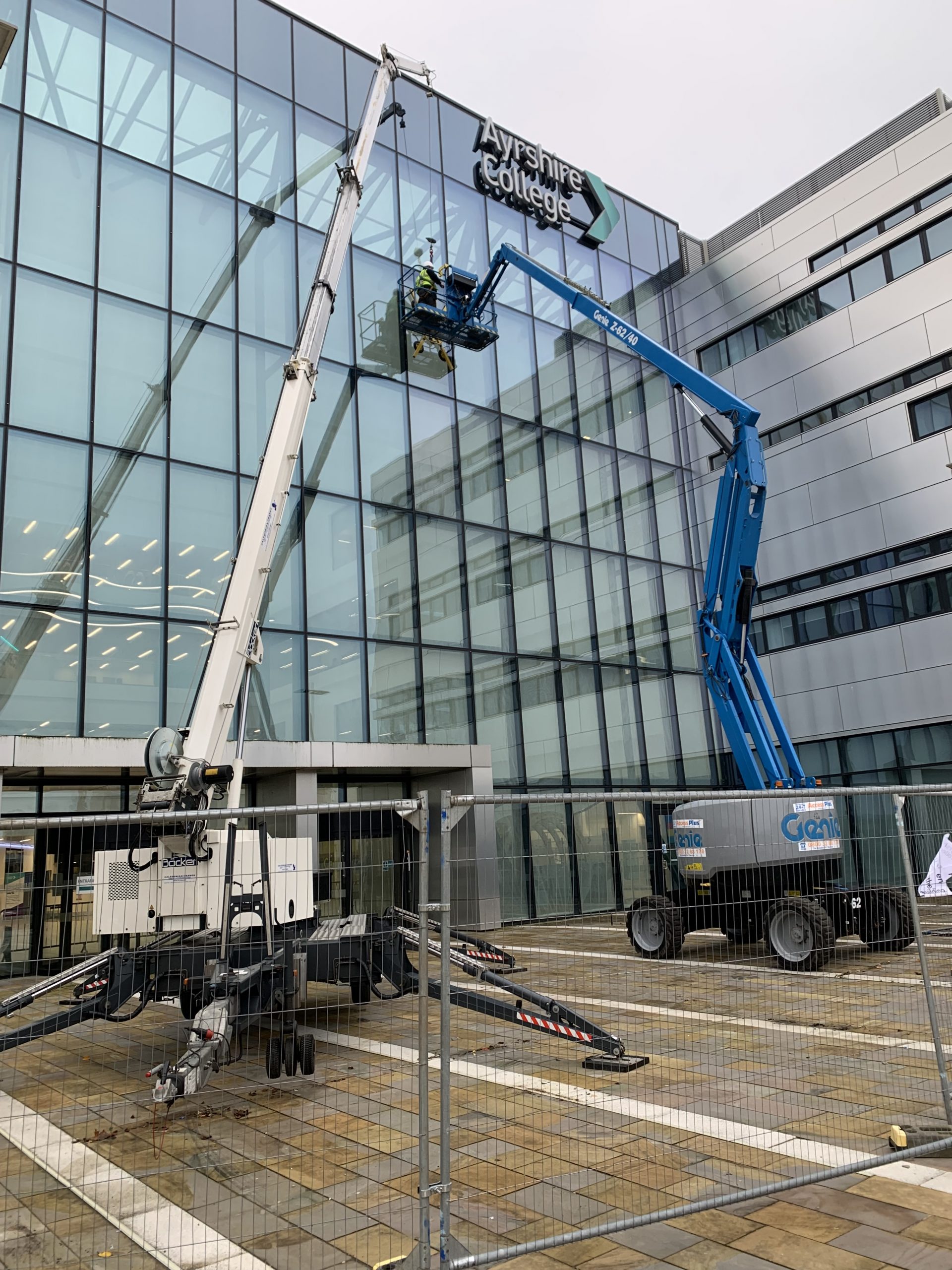 Ayrshire College High Level Glazing GG Glass & Glazing Contract